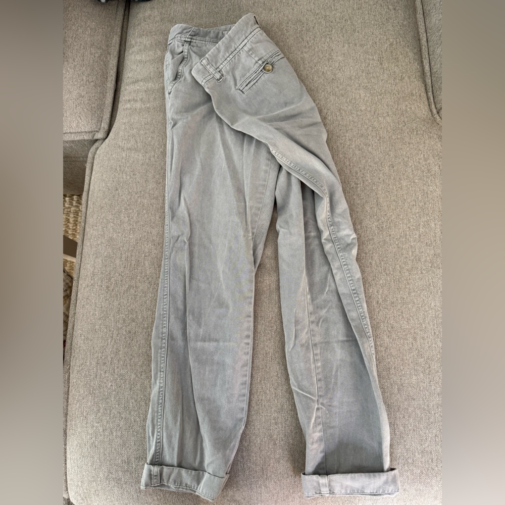 J. Crew Green Denim Pants